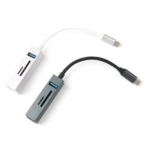 Load image into Gallery viewer, USB-C 5in1 Card Reader Hub Multi-function Docking Station Usb3.0hub Aluminum Alloy Combo
