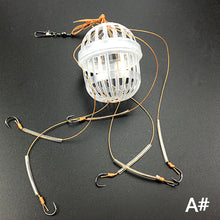 Load image into Gallery viewer, Fishing Hooks Explosion Baits Cage Sea Box Hook Monsters With Six Strong Carbon Steel Plastics Carp Spherical Tackle Tools
