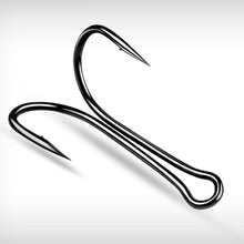 Load image into Gallery viewer, 50 pcs/pack Double Hook Luya Hook With Barb Anchor Hook Fishing Luya Fish Hook Thunder Frog Hook Fishing Gear
