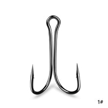 Load image into Gallery viewer, 50 pcs/pack Double Hook Luya Hook With Barb Anchor Hook Fishing Luya Fish Hook Thunder Frog Hook Fishing Gear

