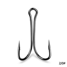 Load image into Gallery viewer, 50 pcs/pack Double Hook Luya Hook With Barb Anchor Hook Fishing Luya Fish Hook Thunder Frog Hook Fishing Gear
