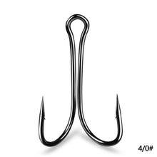 Load image into Gallery viewer, 50 pcs/pack Double Hook Luya Hook With Barb Anchor Hook Fishing Luya Fish Hook Thunder Frog Hook Fishing Gear
