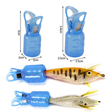 Load image into Gallery viewer, 10pcs/pack Squid Jig Hook Protector Shrimp Jig Squid Hooks Cap Umbrella Hook Hat Field Protector Fishing Tackle
