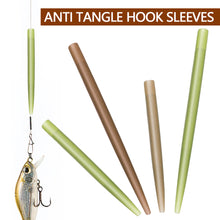 Load image into Gallery viewer, 30Pcs Carp Fishing Anti Tangle Sleeve Accessories Helicopter Rig Tubing Hook Swivel Connector Sleeve for Fishing Line Protection
