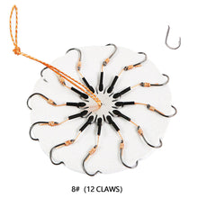 Load image into Gallery viewer, 2pcs/lot Fishing Hook Flip Hook Explosion Fishing Hook Wild Fishing Of Flip Cakes Eight Claws Anti-board Anti-hanging

