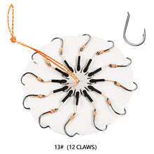 Load image into Gallery viewer, 2pcs/lot Fishing Hook Flip Hook Explosion Fishing Hook Wild Fishing Of Flip Cakes Eight Claws Anti-board Anti-hanging

