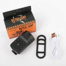 Load image into Gallery viewer, 4 Sounds Bike Electronic Loud Horn 120 Db Warning Safety Electric Bicycle Handlebar Bell USB Charging Cycling Accessories
