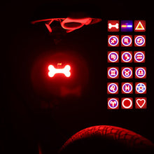 Load image into Gallery viewer, Bicycle Taillight Twelve Constellations USB Charge Led Bike Light Flash Tail Rear Lights for road Mtb Bike Seatpost
