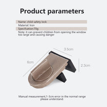 Load image into Gallery viewer, Aluminum Alloy Sliding Door and Window Safety Lock Anti-theft Lock Window Stopper Child Protection Safety Lock
