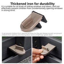 Load image into Gallery viewer, Aluminum Alloy Sliding Door and Window Safety Lock Anti-theft Lock Window Stopper Child Protection Safety Lock
