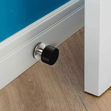 Load image into Gallery viewer, Stainless Steel Punch-free Door Stopper Silent Sticker Holders Self Adhesive Wall Protectors Floor Mounted Nail-free Door Stop
