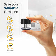 Load image into Gallery viewer, Stainless Steel Punch-free Door Stopper Silent Sticker Holders Self Adhesive Wall Protectors Floor Mounted Nail-free Door Stop
