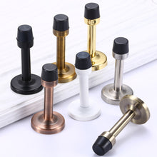 Load image into Gallery viewer, Stainless Steel Door Stops Wall Mounted Door Stopper Rubber Holder Catch Floor Fitting With Screws Bedroom Home Hardware
