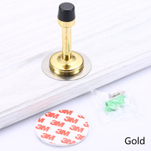 Load image into Gallery viewer, Stainless Steel Door Stops Wall Mounted Door Stopper Rubber Holder Catch Floor Fitting With Screws Bedroom Home Hardware
