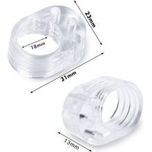 Load image into Gallery viewer, 5PCS Door Stopper Transparent Door Handle Buffer Wall Protection Silica Gel Doorknob Buffer Walls And Furniture Protective Pad
