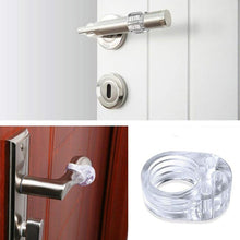 Load image into Gallery viewer, 5PCS Door Stopper Transparent Door Handle Buffer Wall Protection Silica Gel Doorknob Buffer Walls And Furniture Protective Pad
