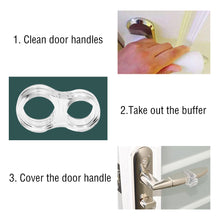 Load image into Gallery viewer, 5PCS Door Stopper Transparent Door Handle Buffer Wall Protection Silica Gel Doorknob Buffer Walls And Furniture Protective Pad
