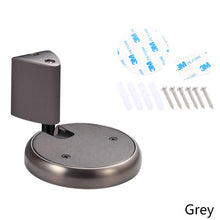 Load image into Gallery viewer, Non-Punch Door Stopper Automatic Floor Stop Self-Locking Door Stop Furniture Fittings Gold Black Grey Stopper for Door Windproof Door Stops
