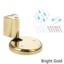 Load image into Gallery viewer, Non-Punch Door Stopper Automatic Floor Stop Self-Locking Door Stop Furniture Fittings Gold Black Grey Stopper for Door Windproof Door Stops

