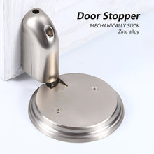 Load image into Gallery viewer, Non-Punch Door Stopper Automatic Floor Stop Self-Locking Door Stop Furniture Fittings Gold Black Grey Stopper for Door Windproof Door Stops
