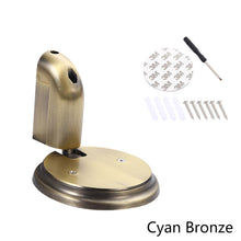 Load image into Gallery viewer, Non-Punch Door Stopper Automatic Floor Stop Self-Locking Door Stop Furniture Fittings Gold Black Grey Stopper for Door Windproof Door Stops
