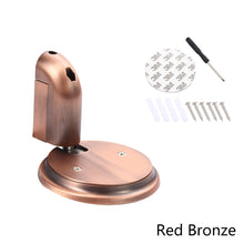 Load image into Gallery viewer, Non-Punch Door Stopper Automatic Floor Stop Self-Locking Door Stop Furniture Fittings Gold Black Grey Stopper for Door Windproof Door Stops
