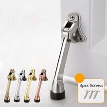 Load image into Gallery viewer, Zinc Alloy Kick Door Stopper Lever Retainer Anti-collision Stop Device Free Stop for Floor Door Block Stop Holder Hardware
