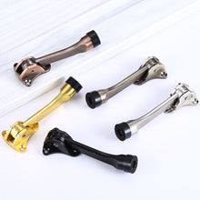 Load image into Gallery viewer, Zinc Alloy Kick Door Stopper Lever Retainer Anti-collision Stop Device Free Stop for Floor Door Block Stop Holder Hardware

