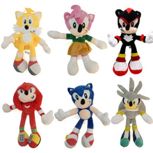 Load image into Gallery viewer, 5inch Sonic The Hedgehog Shadow Amy Rose Knuckle Tail Silva Plush Toy Soft Stuffed Soft Dolls Family Party Dolls For Children Christmas New Year Birthday Gifts
