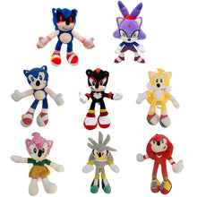 Load image into Gallery viewer, 8inch Sonic The Hedgehog Shadow Amy Rose Knuckle Tail Silva Plush Toy Soft Stuffed Soft Dolls Family Party Dolls For Children Christmas New Year Birthday Gifts
