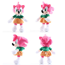 Load image into Gallery viewer, 8inch Sonic The Hedgehog Shadow Amy Rose Knuckle Tail Silva Plush Toy Soft Stuffed Soft Dolls Family Party Dolls For Children Christmas New Year Birthday Gifts
