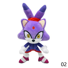 Load image into Gallery viewer, 8inch Sonic The Hedgehog Shadow Amy Rose Knuckle Tail Silva Plush Toy Soft Stuffed Soft Dolls Family Party Dolls For Children Christmas New Year Birthday Gifts
