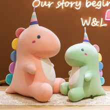 Load image into Gallery viewer, 30/40cm Cartoon Dinosaur Plush Toys Soft Stuffed Soft Dolls Family Party Dolls For Children Christmas New Year Birthday Gifts
