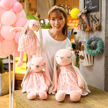 Load image into Gallery viewer, Cute Bunny Plush Toys Soft Stuffed Soft Dolls Baby Soothing Rabbit Doll With Sleeping Doll For Children Christmas New Year Birthday Gifts

