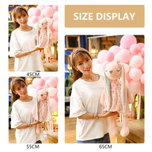 Load image into Gallery viewer, Cute Bunny Plush Toys Soft Stuffed Soft Dolls Baby Soothing Rabbit Doll With Sleeping Doll For Children Christmas New Year Birthday Gifts

