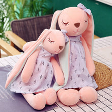 Load image into Gallery viewer, Cute Bunny Plush Toys Soft Stuffed Soft Dolls Baby Soothing Rabbit Doll With Sleeping Doll For Children Christmas New Year Birthday Gifts
