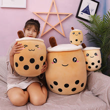 Load image into Gallery viewer, Boba Pillow Murah Bubble Tea Plush Toy Soft Stuffed Soft Dolls Family Party Dolls For Children Christmas New Year Birthday Gifts
