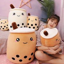 Load image into Gallery viewer, Boba Pillow Murah Bubble Tea Plush Toy Soft Stuffed Soft Dolls Family Party Dolls For Children Christmas New Year Birthday Gifts
