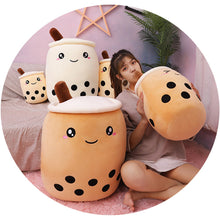 Load image into Gallery viewer, Boba Pillow Murah Bubble Tea Plush Toy Soft Stuffed Soft Dolls Family Party Dolls For Children Christmas New Year Birthday Gifts
