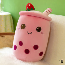 Load image into Gallery viewer, Boba Pillow Murah Bubble Tea Plush Toy Soft Stuffed Soft Dolls Family Party Dolls For Children Christmas New Year Birthday Gifts
