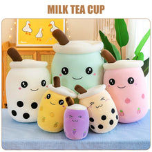 Load image into Gallery viewer, Boba Pillow Murah Bubble Tea Plush Toy Soft Stuffed Soft Dolls Family Party Dolls For Children Christmas New Year Birthday Gifts
