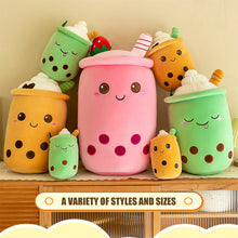 Load image into Gallery viewer, Boba Pillow Murah Bubble Tea Plush Toy Soft Stuffed Soft Dolls Family Party Dolls For Children Christmas New Year Birthday Gifts
