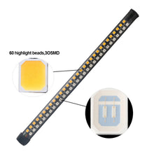 Load image into Gallery viewer, Motorcycle Light Bar Strip Tail Brake Stop Flowing Water Turn Signal Light 60/90/120 LED Integrated SMD Red Amber Color

