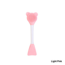 Load image into Gallery viewer, Soft Face Mask Brush Silicone Gel Facial Mask DIY Brushes Cute Bear Double Head Beauty Women Skin Face Care Home Makeup Tools
