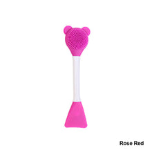 Load image into Gallery viewer, Soft Face Mask Brush Silicone Gel Facial Mask DIY Brushes Cute Bear Double Head Beauty Women Skin Face Care Home Makeup Tools

