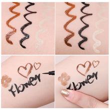 Load image into Gallery viewer, Brown Lying Silkworm Ultra-fine Liquid Eyeliner Pen Waterproof Beauty Smooth Fast-drying Novice Eyeliner Women Makeup Cosmetic
