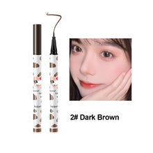 Load image into Gallery viewer, Brown Lying Silkworm Ultra-fine Liquid Eyeliner Pen Waterproof Beauty Smooth Fast-drying Novice Eyeliner Women Makeup Cosmetic
