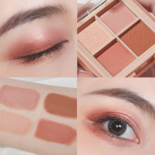 Load image into Gallery viewer, 4 Colors Matte Palette Eyeshadow Palette Matte Glitter Eyeshadow Palette Shiny Eye Shadow Eye Pigments Makeup Cosmetic
