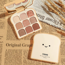 Load image into Gallery viewer, 9 Colors Eyeshadow Pearly Matte Earth Color Eyeshadow Palette Shiny Sequins Eye Shadow Eye Pigments Long Lasting Makeup
