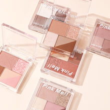 Load image into Gallery viewer, 4 Colors Eyeshadow Palette Pearlescent Matte Earth Color Matte Eyeshadow Makeup Palette Waterproof Makeup Women Cosmetic
